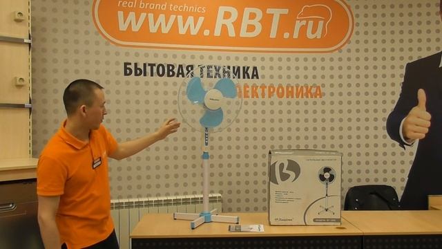 Видеообзор вентилятора BINATONE SF-1606 со специалистом от RBT.ru смотреть онлайн