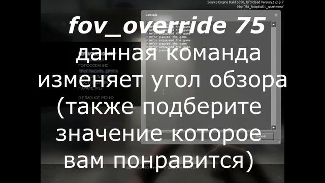 Left 4 Dead 1: как настроить положение рук