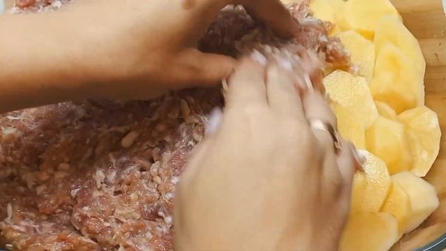 Картофельная запеканка слайсами