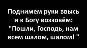 Шалом, мои друзья (Karaoke Lyrics Video)