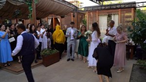 СВАДЬБА В САМОМ РАЗГАРЕ ГОРОД ИЗБЕРБАШ КАФЕ РОЗМАРИН ВСТРЕЧАЕМ МОЛОДЫХ СВАДЬБА НА КАВКАЗЕ!