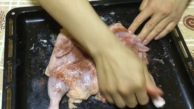 ЦЫПЛЁНОК ТАБАКА (тапака) на ТОПЛЁНОМ МАСЛЕ | Sarig'yog'da pishirilgan JO'JA CHA | Узбекистан, БУХАР смотреть онлайн