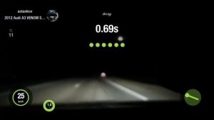 AUDI A3 8V ST3 IS38 385HP acceleration 0-100 3,32s 1/4 mile 11,24s
