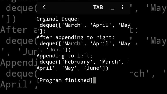 Deque Implementation in Python | Python Language | Python for Beginners