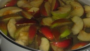Компот из свежих яблок