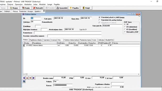 24 Komandiruočių apskaita Stekas apskaita programoje | LITS смотреть онлайн