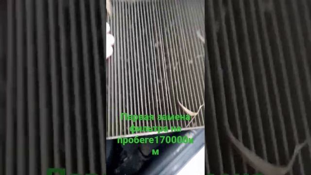первая замена салоного фильтра на пробеге 170000км,киа рио-4 смотреть онлайн