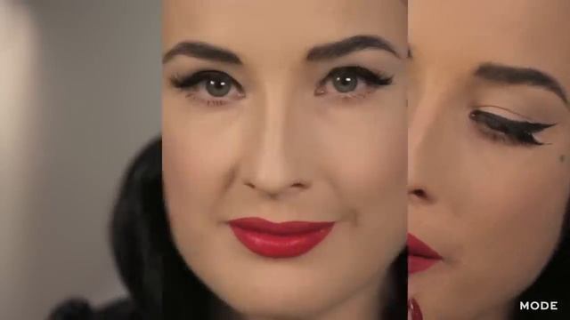 How Dita Von Teese *Really* Applies Her Famous Red Lip смотреть онлайн