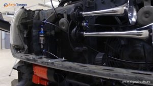 Установка пневматического сигнала с 3-х литровым компрессором на Land Cruiser 200