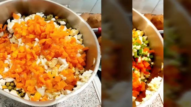 ОЛИВЬЕ РЕЦЕПТ КЛАССИЧЕСКИЙ С КОЛБАСОЙ