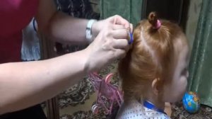 Прическа "Рожки" для ребенка