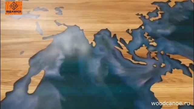 Дубовый стол с эпоксидной смолой смотреть онлайн