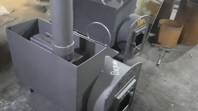 Печь банная "ФЛАГМАН-ЭКОНОМ" для бани из 3-х отделений. Заказ из Перми смотреть онлайн