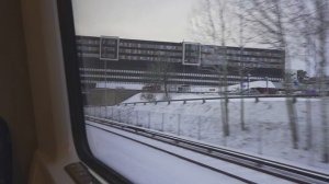 Sweden, Stockholm, Subway ride from Vårberg to Alby