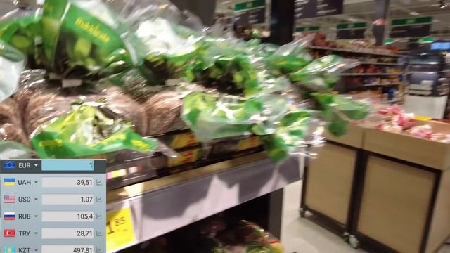 Цены на продукты в эстонии # Круглосуточный магазин # Обзор