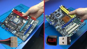 КЛИЕНТ ВСТАВИЛ НЕИСПРАВНУЮ ФЛЕШКУ В USB ПОРТ ASUS P5KPL | НЕ ВКЛЮЧАТСЯ С КНОПКИ МАТЬ ES0NIC H55KBL