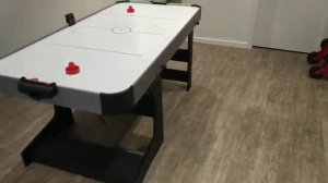 Обзор установленного аэрохоккея DFC BASTIA 6 приобретенного в магазине ОМЕГАСПОРТ