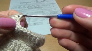 Шаг 4 - Вязание крючком пинеток - обвязка верха  /// Step 4 - Crochet bootees - tying