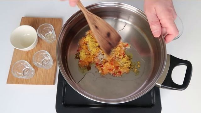 Тушеная картошка в соусе карри | Постный рецепт смотреть онлайн