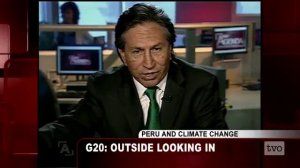 Alejandro Toledo: G20, Outside Looking In