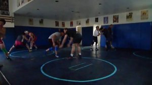 Erik Liera and Aaron Graham Wrestling practice at Golden Boys