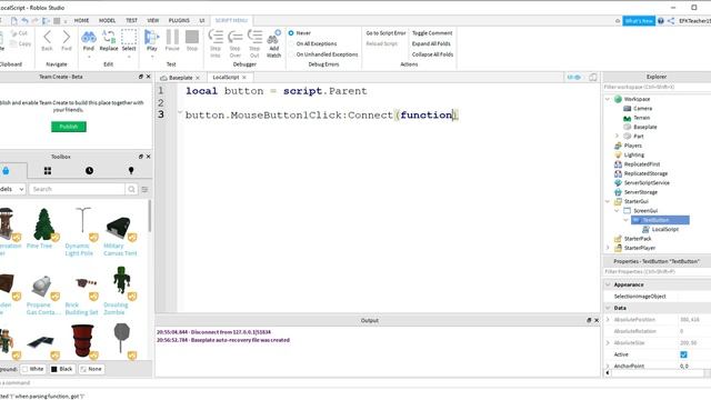 Roblox Studio Tutorial: Teleport Button смотреть онлайн