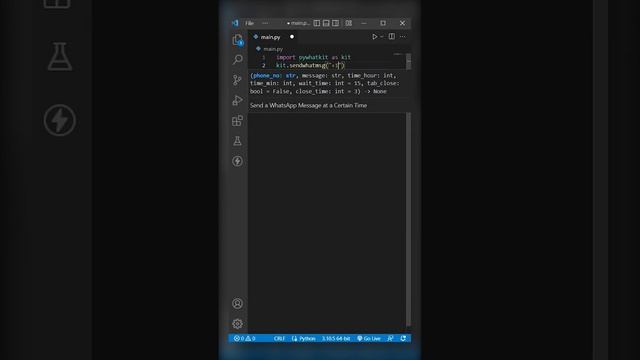 Automate what's app with python #coding #python смотреть онлайн