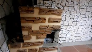 Камин в гараже