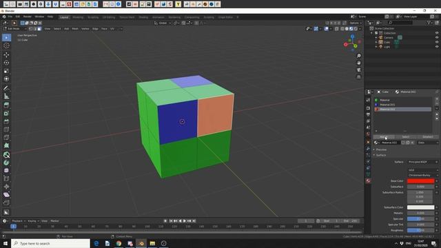Blender Tutorial: Assign Material to faces and select material by similar смотреть онлайн