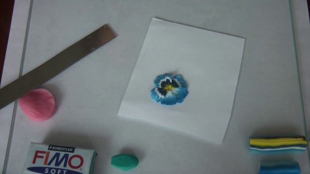 Кольцо "АНЮТИНЫ ГЛАЗКИ" из полимерной глины FIMO смотреть онлайн