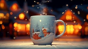 Positive Winter Jazz ☕ Ethereal Smooth Coffee Jazz Music & Bossa Nova Piano cheerful for Relaxation