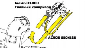 Кожуха на главный конпривод Акрос 550/580/585