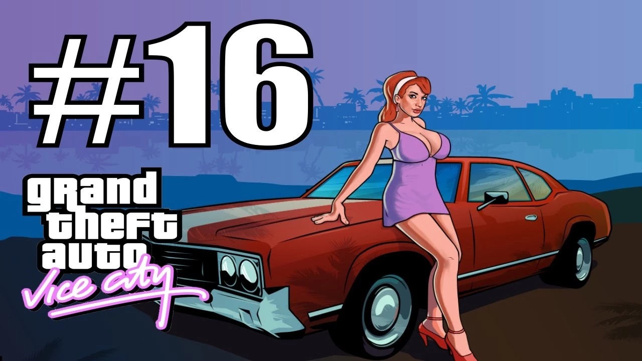 GTA VICE CITY. Полное прохождение #16. Алекс и Паук на фоне.