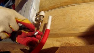 Отопление в бревенчатом доме. Работаем с металлопластом.