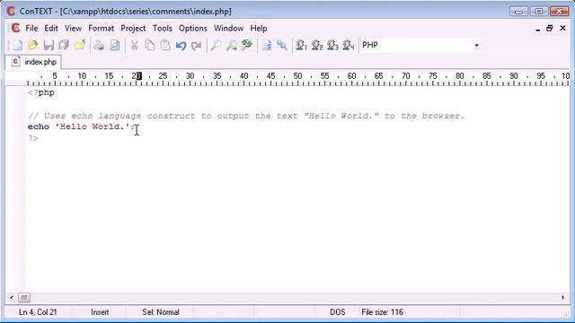 PHP 13  comments