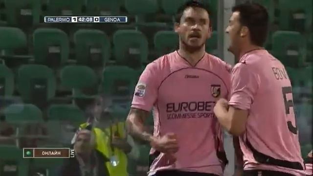 10 21 Palermo Genoa 1 0 Pinilla
