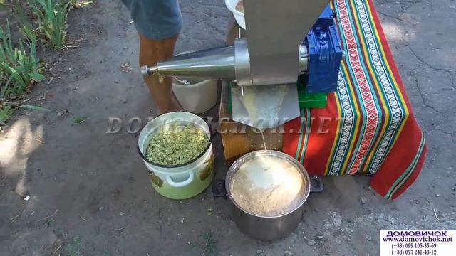 Шнековая соковыжималка СШ 1 для яблок, томатов, винограда