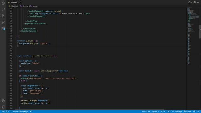 Cross Platform Application Development | SignUp Process | Java Institute | Pamith Gamage
