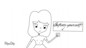 Belly inflation (My 3 animation !)