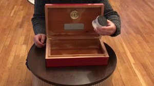 Подготовка и заправка хьюмидора для сигар