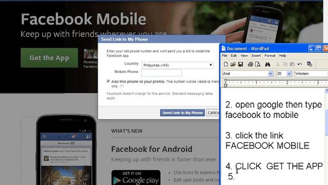 How to Link Facebook to your Mobile and Simcard: Tutorial 2014