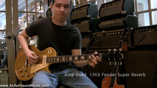 1968 Gibson Les Paul Gold Top Standard with P90's & Large Headstock. смотреть онлайн