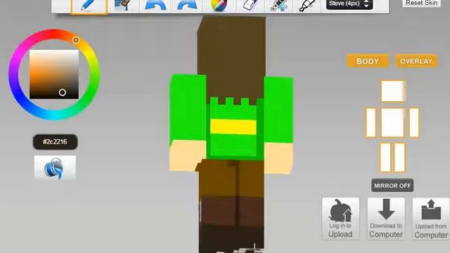 Undertale Minecraft chara skin (I made) part 2 смотреть онлайн