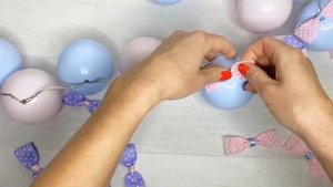 DIY Garland Decoration EASY & QUICK ? Новогодняя гирлянда за 5 МИНУТ из шариков для сухого бассейна