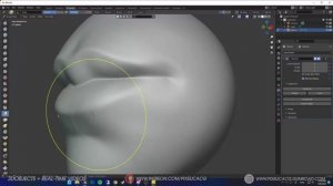 Как создать реалистичный рот в блендере за 2,5 минуты.