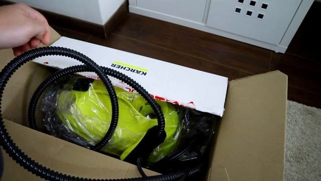 Распаковка, пароочистителя #KARCHER Sc 3 EasyFix
