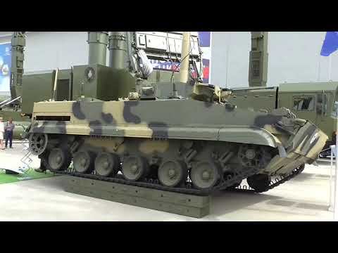 Подвижный пункт разведки ПРП-5 на гусеничном шасси БМП-3. Форум "Армия-2022".