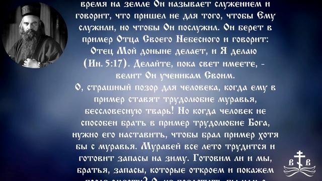 20 Июня. Поучение о примере муравья смотреть онлайн