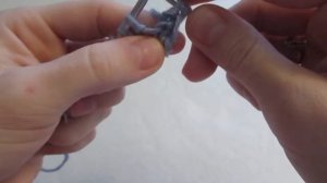 Вязание на спицах.Узор "ленивый рис"