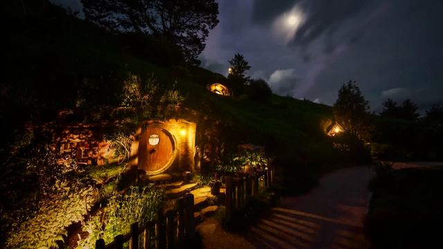 Lord of the Rings Music & Ambience | The Shire, A Peaceful Night in Bag End - Relaxing Evening Rain смотреть онлайн